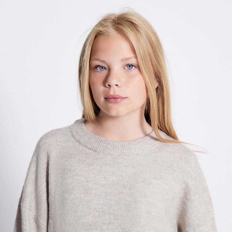 Knit sweater "Hulda" Beige